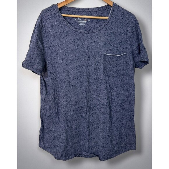 Arizona Jean Co. Tops - Arizona Womens T-Shirt Size XL Heathered Blue Pocket Tee Short Sleeve Cotton